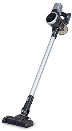 KLARSTEIN Clean Butler 4G Silent Cordless Vacuum Cleaner - 160W DC Motor, 16 kPa, 0.8-Litre Dust Container, HEPA Grade 10, Operating Time: 20-35 Minutes, Hand and Floor Vacuum Cleaner - Black