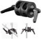 Dual Swivel Grip Head Clamp Studio Boom Arm Bracket Reflector Holder Photo Photography