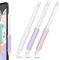 NIUTRENDZ 3 Stück Silikon Griff für Apple Pencil 2. Generation, Apple Pencil Pro& USB-C Schutzhülle Zubehör Ergonomisches Design Ärmel Halter【Magnetisches Aufladen & Double Tap】