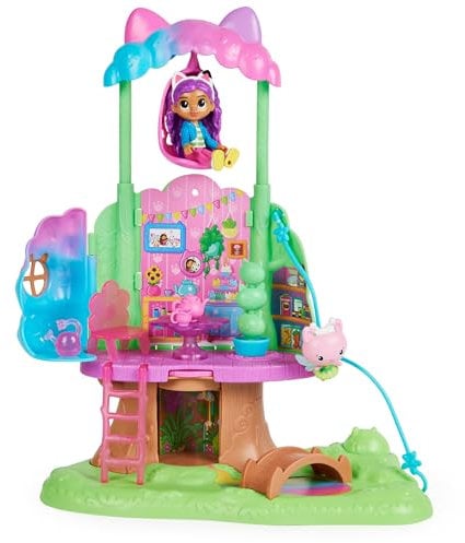 Gabby's Dollhouse Kitty Fairy's Transforming Garden Treehouse Playset