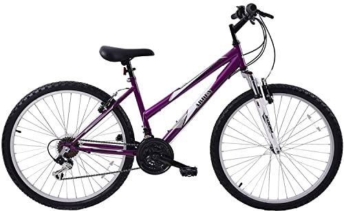 Discount Arden Mountaineer Womens Mountain Bike 26 Wheel Front Suspension 18 Frame Purple