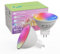 GY Alexa Glühbirne Smart Lampe GU5.3 MR16, 12V AC/DC WLAN Lampe LED Kompatibel mit Alexa/Google Home 2.4 GHz, 5W 380lm, Dimmbar Warmweiß-Kaltweiß und Mehrfarbige Birne, Kontrolle durch APP, 2 Stück