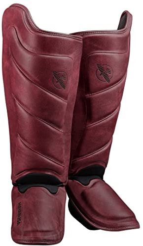 Hayabusa T3 LX Auffällige Schienbeinschoner - Crimson - Größe M