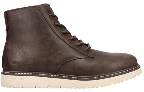 TOMS Navi TRVL Lite Ranger Stivali Da Uomo In Pelle Marrone Scuro - EUR 44