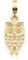 Leonardo Jewels Clip&Mix Lilo Anhänger, Ketten-Anhänger aus Edelstahl, 2,5 cm, kleiner Eulen Armband-Charm, Gold, Damen Schmuck, 022886