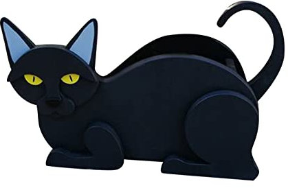 Cat Gift Planter - Cute Flower Pot for Garden & Indoor Decor - Cat Shape Plant Container Holder (Small B)