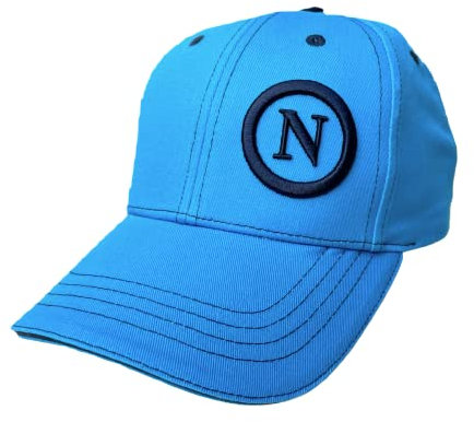 CALCIOGADGETS Offizielle Neapel Mütze Cap Hohe qualität Enzo Castellano Blau CAPNAAZ123197, hellblau, One size