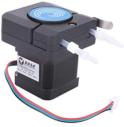 Pompe Péristaltique Avec Moteur Pas à Pas 42, Micro Pompe Doseuse à Grand Débit 6-24 V, Pompe Doseuse De Liquide à Vitesse Variable 140 Ml/min Pour Cuisine, Lave-linge, Lave-vaisselle, Analyse De Labo