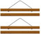 Magnetische Posterschiene Magnet Posterleiste,A4 Holz Magnetisch Poster Aufhänger Halter Rahmen Leisten, ideale Bild Bilder Bilderleist für Kunstwerke und Drucke