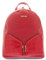 Giudi ® - Damentasche aus Kalbsleder, echtes Leder, Rucksack aus Leder, ein Fach, Made in Italy (Dunkelrot) - 12171/LG/FIE/BALO-1KS, Dunkelrot, 29,00 x 27,00 x 14,00 cm