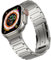 Bandsie Titanband Kompatibel mit Apple Watch Armband 45mm 44mm 42mm, Premium Titan Grad 2 Metallband mit Edelstahlschließe für iWatch SE/Series 9 8 7 6 5 4 3 2 1, H-Form