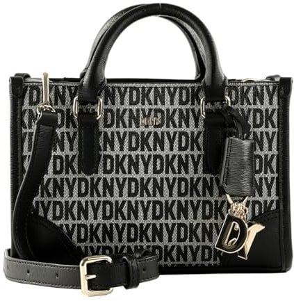 DKNY Perri SM Box Satchel Bag Logo/Black