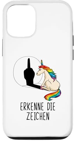 Hülle für iPhone 12/12 Pro Einhorn Handyhülle Erkenne Die Zeichen