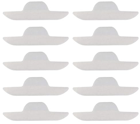 Schweißfutter für Mützen, schweißabsorbierende Mützen-Auskleidung, Schweißband-Einlagen, selbstklebende Nackenpolster für Kleidung, Hüte, stark absorbierende Schweißpads für Damen, Herren