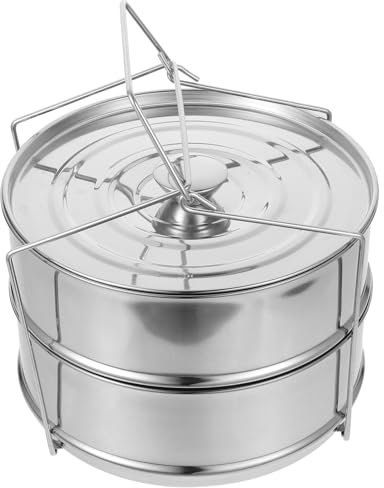 Cabilock cage à vapeur stainless steel inoxlm casseroles encastrables en acier inoxydable pot de travail poêle plate cuiseur vapeur cuiseur vapeur en acier inoxydable multicouche