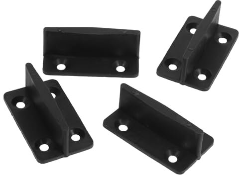 Housoutil 4 Stück Robuste Bodenführung Kunststoff Für Scheunentür Schiebetüren Duschtüren Geräuscharm Rutschfest Universell Für Kleiderschrank Haushalt