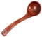 TOPBATHY cuchara sopera de cocina cucharada de sopa cucharas de agitación servicio ranurado cucharas soperas de mango largo cuchara para cocina cucharas con mango largo de madera Marrón