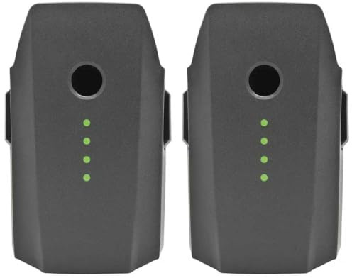 Mavic Pro Battery 2 Pack, 3830mAh 11.4V 31Mins Max Flight Time Intelligent Flight Replacement Battery for DJI Mavic Pro Alpine White Drone