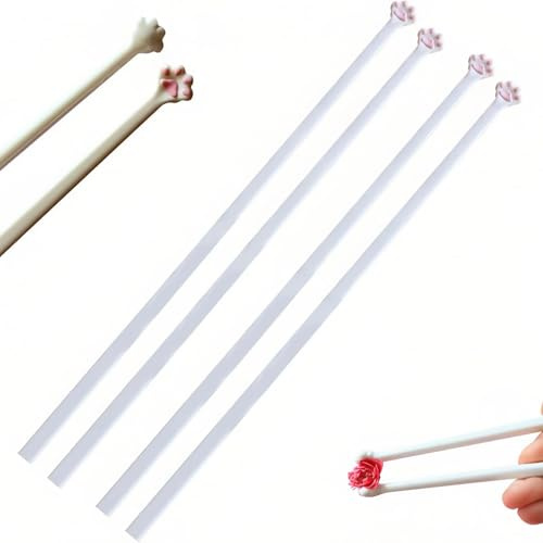 Cat Paw Chopsticks, Funny Pink Tiny Hands Chop Sticks,Reusable Non-Slip Cat Paw Chopstick, Kitty Themed Cat Fun Idea Gifts for Adults