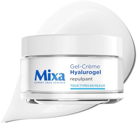 MIXA Hyalurogel Gel-Crème Hydratant 24H Peaux Sensibles Déshydratées 50ml
