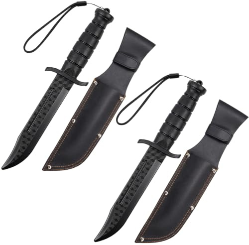 Lasnten 2 coltelli da allenamento in plastica per karambit, con fodero, per principianti, falsi coltelli da softair per Halloween, arti marziali, cosplay, sparring, pratica tattica (stile 4)