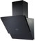 Bielmeier 596600 Wall-Mounted Cooker Hood, 60 cm, Black Glass