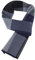 WANYING 6% Wolle Herren Strickschal Gestrickter Schal Einfach Schick Gentleman für Winter Herbst - 180 * 30 cm Kariert Dunkelblau Grau Schwarz