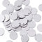 PandaHall 50Pcs Edelstahl Runde Scheibe Blank Stamping Tag Charms 23x1mm Metall Tag Anhänger mit 1mm Loch