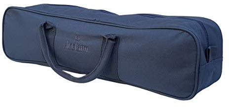 Acclaim St Tropez Four Bowls Twin Handle Mini Nylon Level Green Lawn Flat Short Mat Indoor & Outdoor Locker Bowling Bag (Grey)