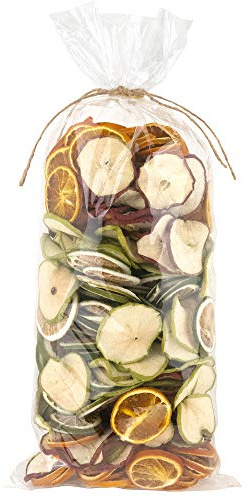 ANDALUCA Natürliche Vasen- und Schüsselfüller, getrocknete Orangen-, Apfel- und Zitrusscheiben, Heimdekoration (Obstscheiben)