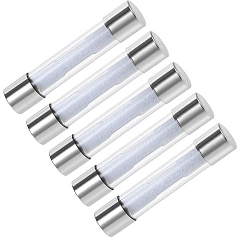 sourcing map 1 Satz Tuschekasten Sicherungsdraht 0.5A 1A 2A 3A 5A 8A 10A 15A 20A 30A 250V 6x30mm schnell Abschmelz 32V 35A 5Stk.