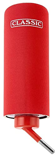 CLASSIC 600ML LARGE DRINKING WATER BOTTLE & COVER SMALL ANIMAL RABBIT GUINEA PIG WATER FEEDER