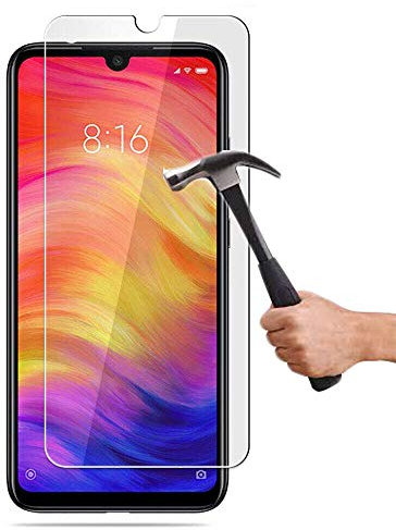 COPHONE® Verre trempé Compatible avec XIAOMI Redmi Note 7, Film de Protection écran Premium Anti Chocs et Casse, Anti Empreintes, Bords arrondis,dureté Max 9H Tempered Glass 2,5d