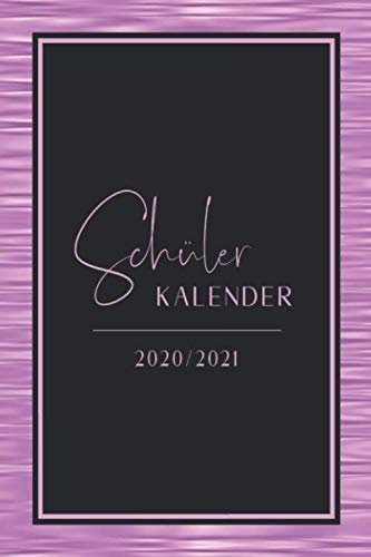 Schülerkalender • 2020/2021: Schülerplaner 2020 2021 • Juli 2020 bis Juli 2021 • Schulplaner für Schüler • 1 Woche 2 Seiten • Schulkalender mit ... Hausaufgaben und Notizen • Kontaktliste