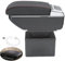 Boîte D'accoudoir De Voiture, Accoudoir Voiture Universel,Conteneur De Boîte D'accoudoir De Console Centrale De Voiture Noire D'abs Réglable Avec L'interface USB