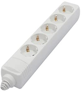 Bloc multiprise 5x16A sans cordon - Blanc (SCH)