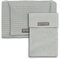 MIMUSELINA Tapis a Langer de Voyage Bebe + Porte couches - Lot de 2 Pièces: Matelas à Langer de Voyage assorti avec Pochette de Change - Tapis à Langer Nomade Imperméable (Waffle Menthe)