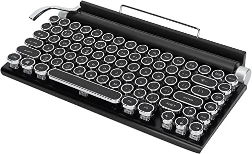 Itigoitie Mechanische Retro-Tastatur im Schreibmaschinen-Stil