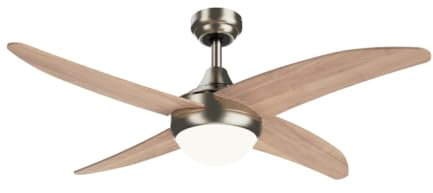 Sulion Ventilador de techo con luz y mando Achilia, motor DC