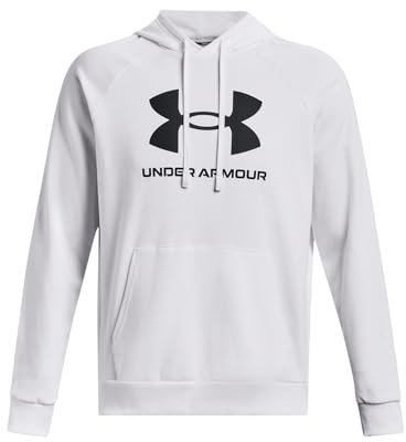 Under Armour Rival Fleece Logo Hoody Weiss, L Herren