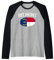 Belmont NC North Carolina Flagge Vintage USA Sport Herren Damen Raglan