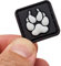 K9 Pfoten Patch Glow in The Dark PVC Klett Aufnäher für Hundegeschirr Rucksack Plattenträger Airsoft Molle Taktische Ausrüstung 2,5 x 2,5 cm