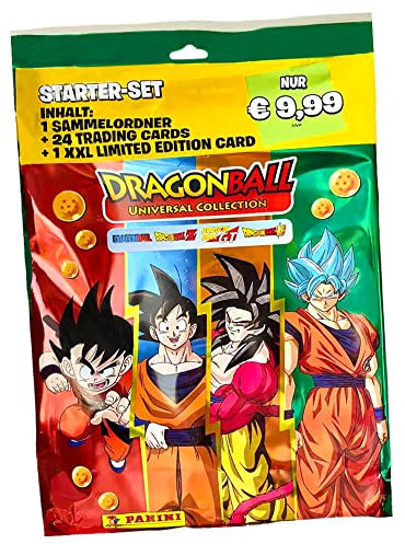 Panini Dragon Ball Karten Serie 2 - Universal Collection Trading Cards - Sammelkarten - 1 Starter