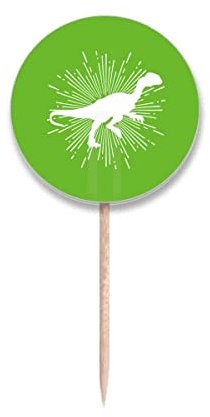 Banderas redondas de palillo de dientes para caza de carne, para decoración de fiestas