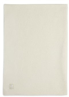 Jollein 516-522-67031 Kinderdecke Strick Basic Knit Ivory (100x150 cm)