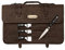DRAKENSBERG Borsa portacoltelli Blade, universale, per coltelli da cucina, qualità professionale, sostenibile, in pelle di bufalo, marrone scuro, DR00398