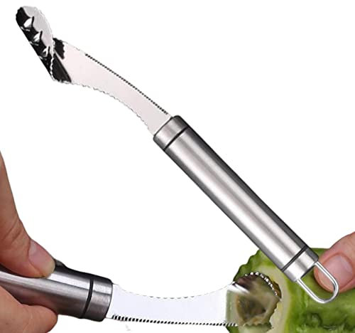 backlight Jalapeno-Entkerner | Edelstahl-Chili-Kernentkerner - Schälen oder schneiden Sie Glocken-, Bananen- oder Chili-Pfeffer-Tops zum Braten von Poppers auf dem Grill oder Ofen, Küche