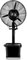 Locuetyn 90 ° oszillierender Nebelventilator mit 3 Geschwindigkeiten und 43 l Tank, industrieller robuster Kühlventilator, Outdoor-Nebel Standventilator für Kühlung