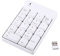 Teclados Numéricos Inalámbricos Bluetooth, Teclado Numérico De 18 Teclas Teclado Inalámbrico Bluetooth Portátil De 2,4 GHz Extensiones De Teclado Numérico Para Portátiles Surface Pro Tablets(White)