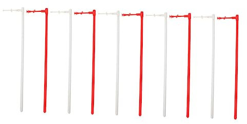 IWOWHERO 10 Sätze Windmühle, Die Stangen Herstellt Windmühlenstangen DIY Windmühlenstäbe Ersatzstab Für Gartenpfähle DIY-windräder-Set Ersatz Für Windspielstangen Leer Ersatzstange Plastik